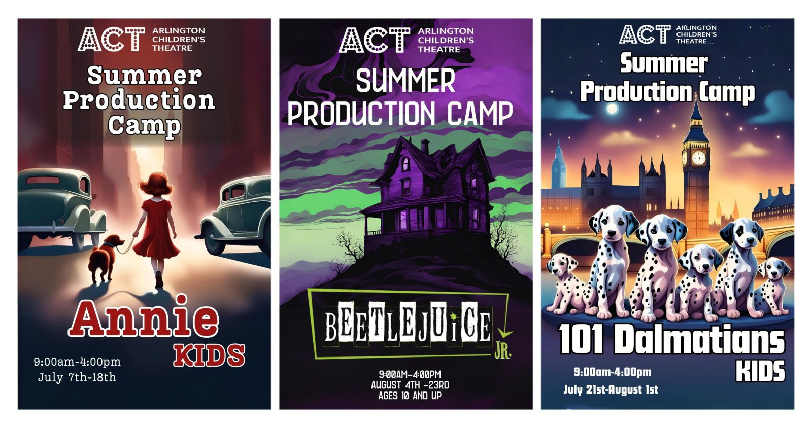 Posters for summer 2025 season